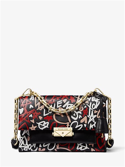 Cece Medium Qixi Graffiti Shoulder Bag 